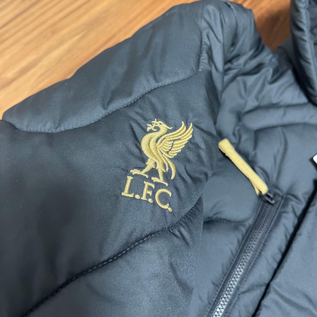 【未使用タグ付】 ナイキ× レブロン × リバプール ベンチコート 黒 XL