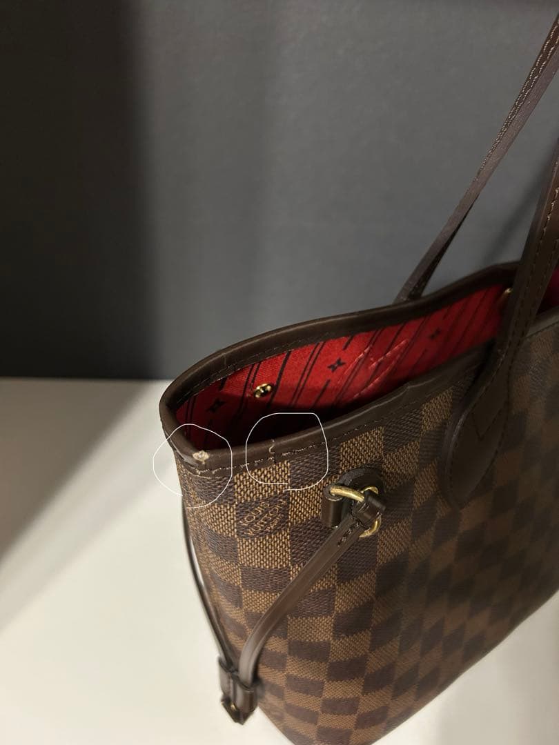 【最終値下げ】ルイヴィトン レディース 肩掛け ダミエ ネヴァーフルPM