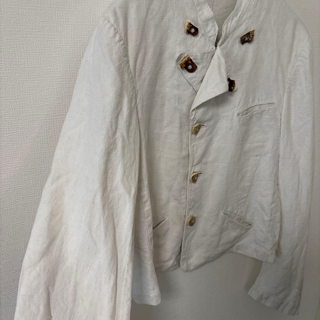50s 60s ビンテージ アンティーク リネン ジャケット レア ユーロ