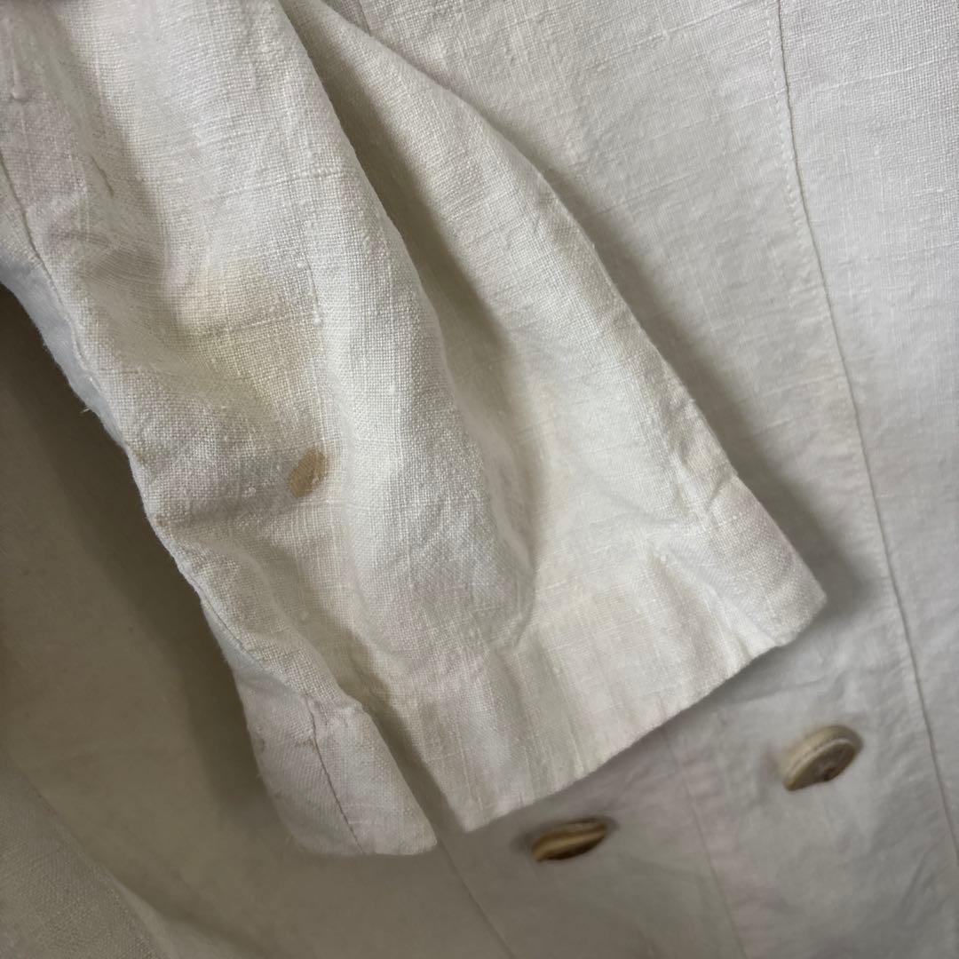 50s 60s ビンテージ アンティーク リネン ジャケット レア ユーロ