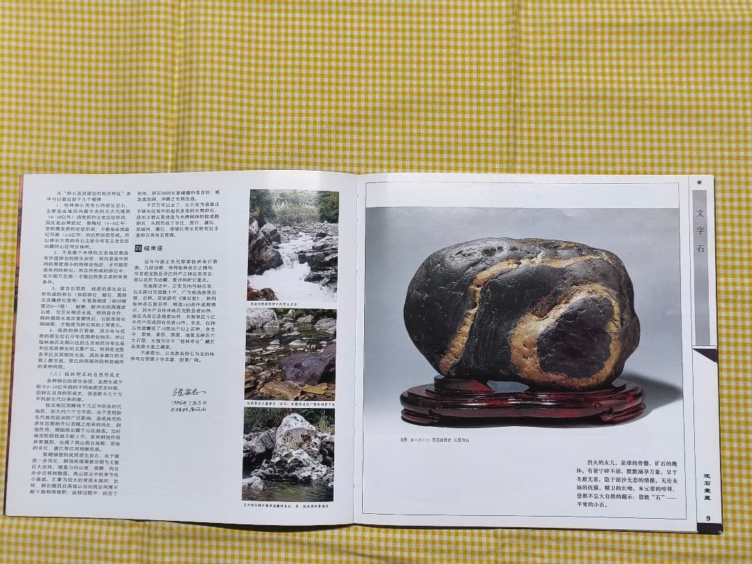 美品 希少本 観石堂 藏 桂林奇石 石 図鑑 研究 中国