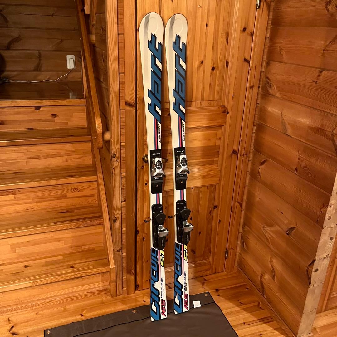 サマースキー　ステンレスソール貼り替えスキー　165cm ハート