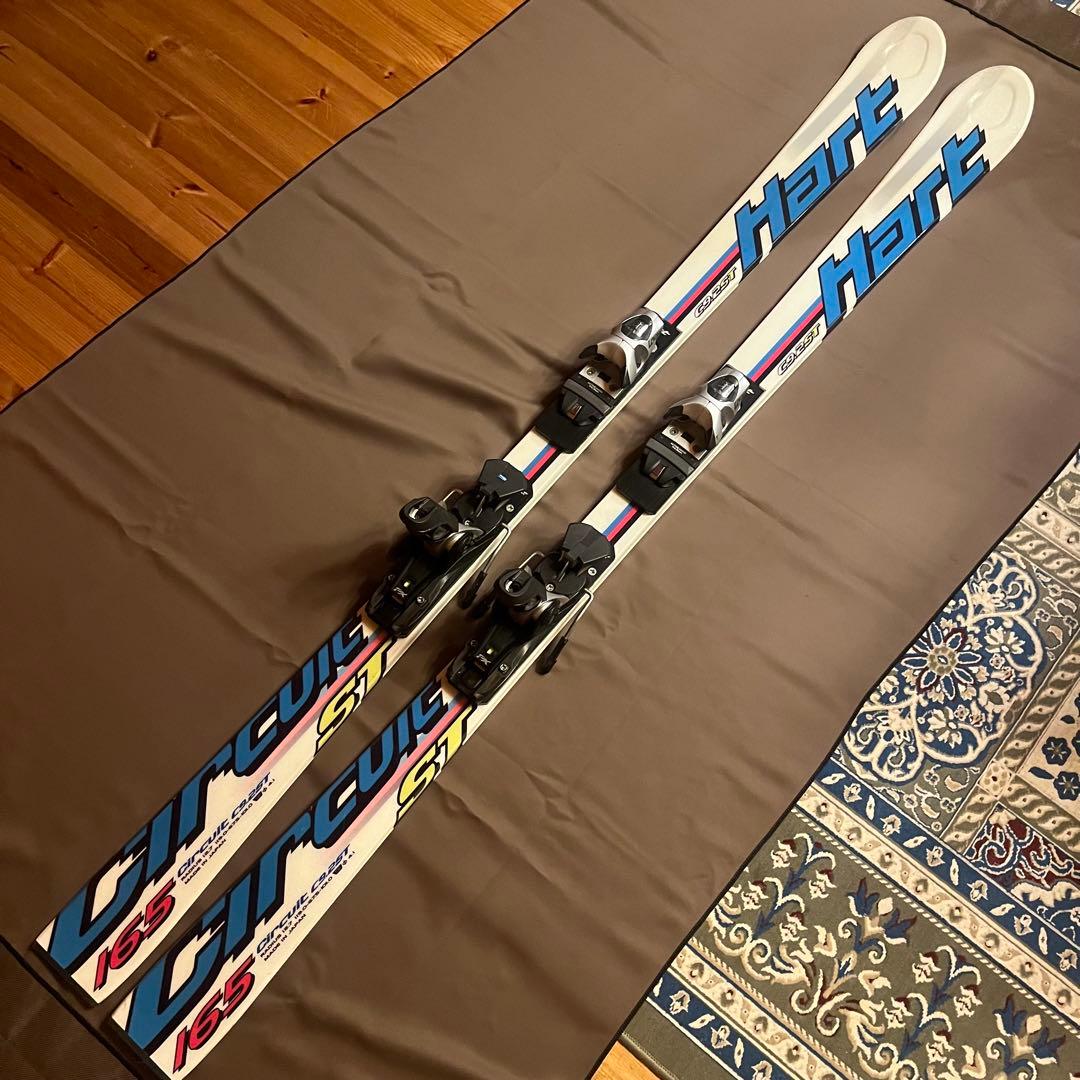 サマースキー　ステンレスソール貼り替えスキー　165cm ハート