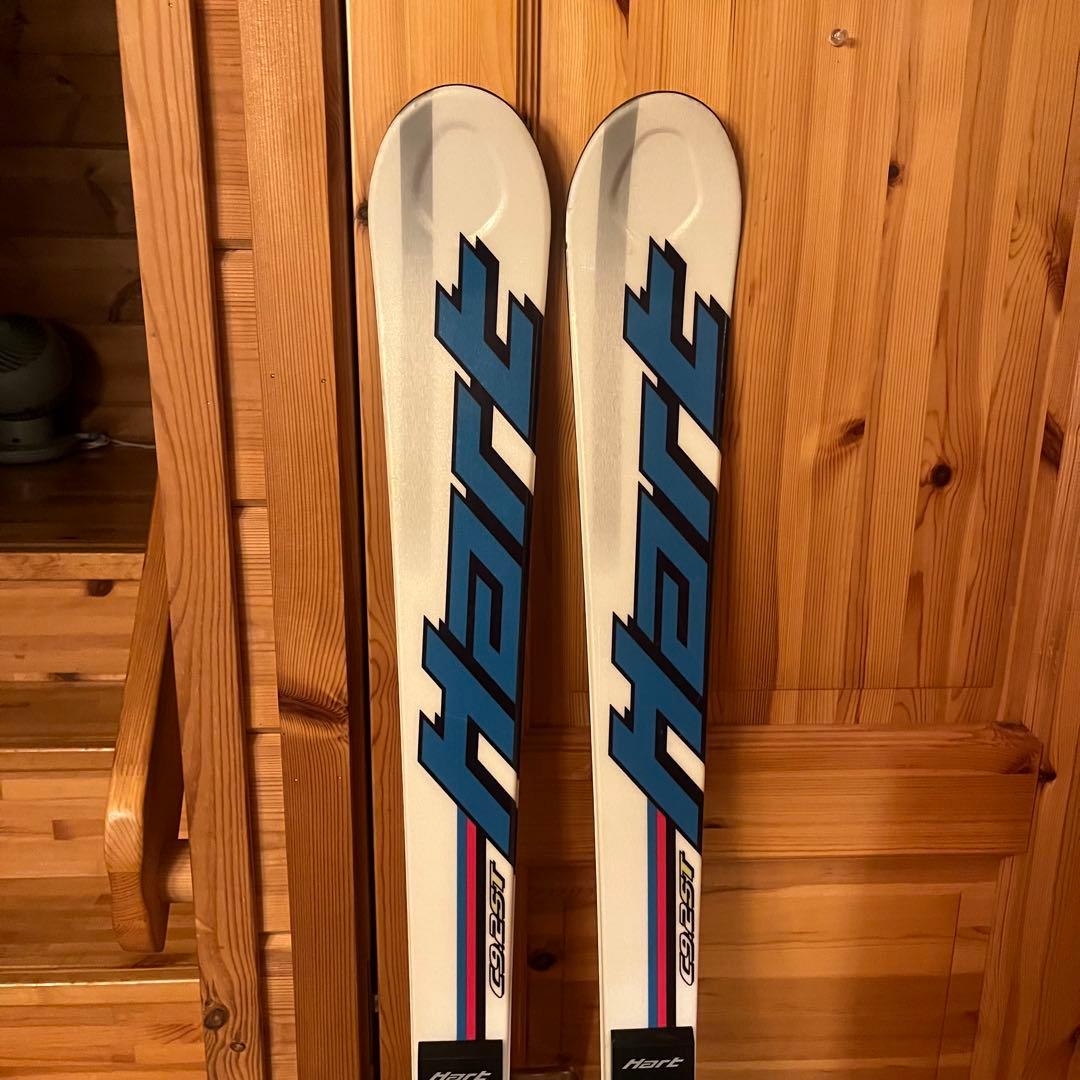 サマースキー　ステンレスソール貼り替えスキー　165cm ハート