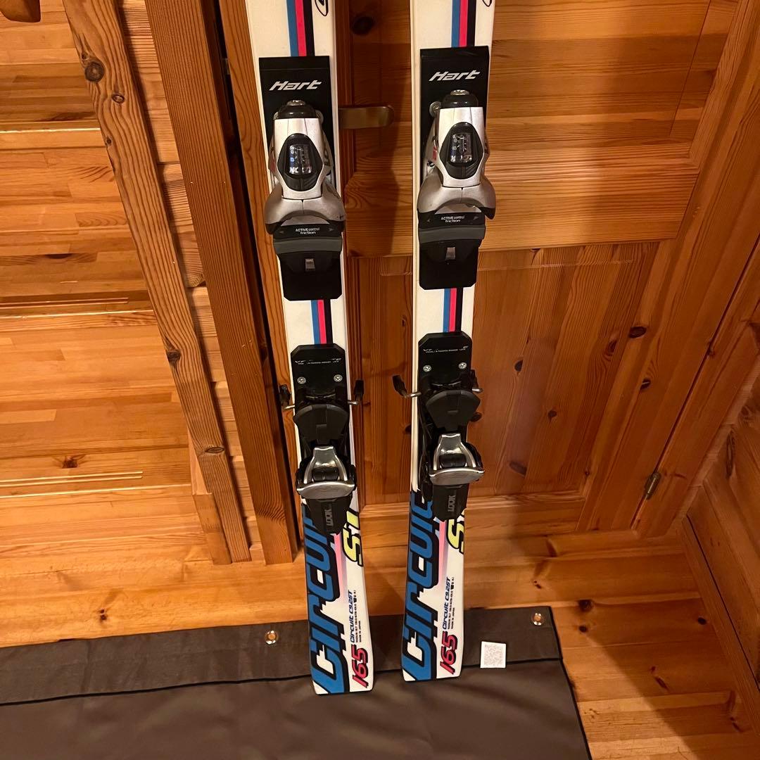 サマースキー　ステンレスソール貼り替えスキー　165cm ハート