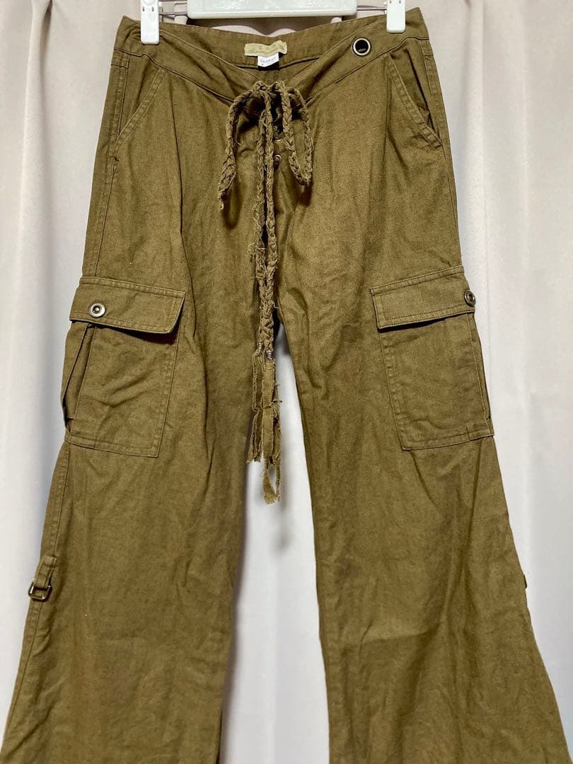 希少 ゴア goa カーキ カーゴパンツ y2k