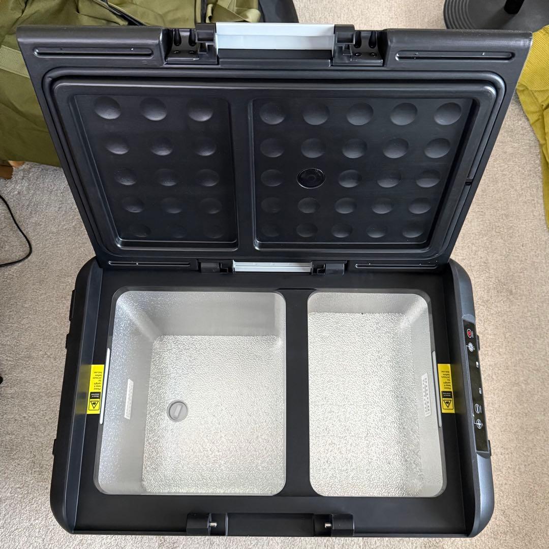 PHILIPS車載冷蔵庫 37Lポータブル冷蔵庫 2室独立 同時冷蔵&冷凍