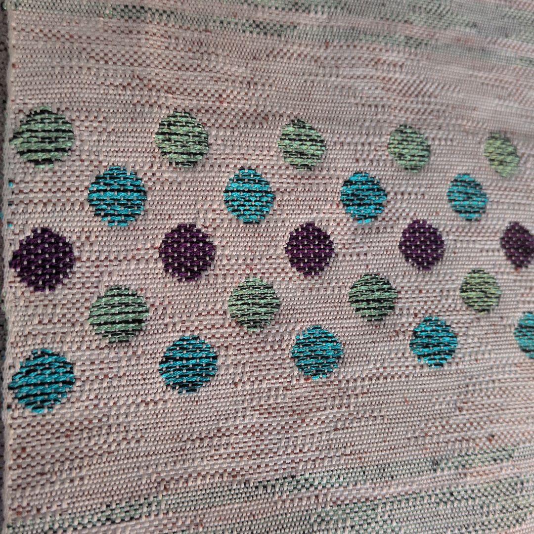 八寸名古屋帯　絹×和紙　「ほほえみ」米沢　スワセンイ