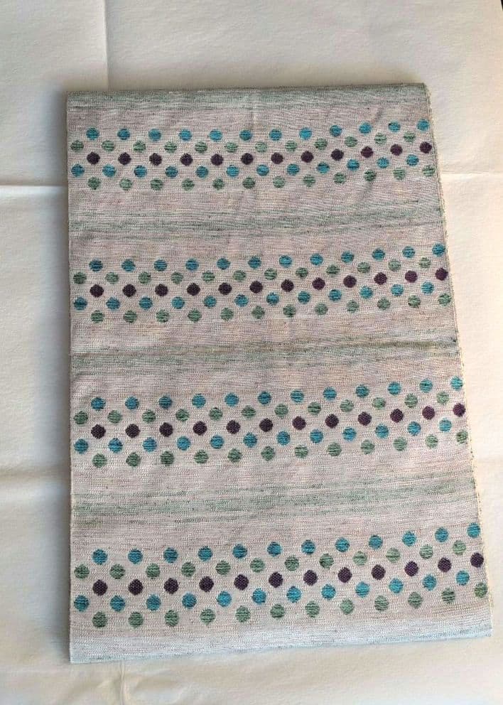 八寸名古屋帯　絹×和紙　「ほほえみ」米沢　スワセンイ