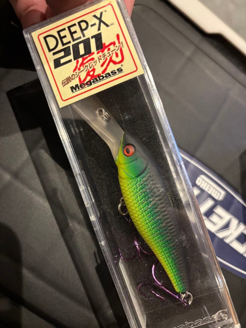 メガバス　復刻DEEP-X201 マットタイガー、ファイヤークロー