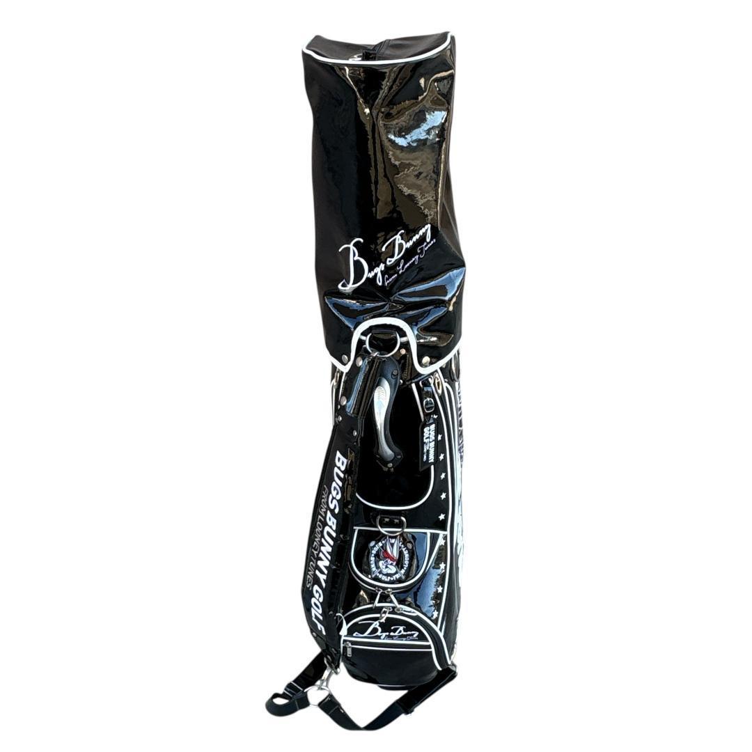 BUGS BUNNY ゴルフキャディバッグ エナメルブラック [希少]