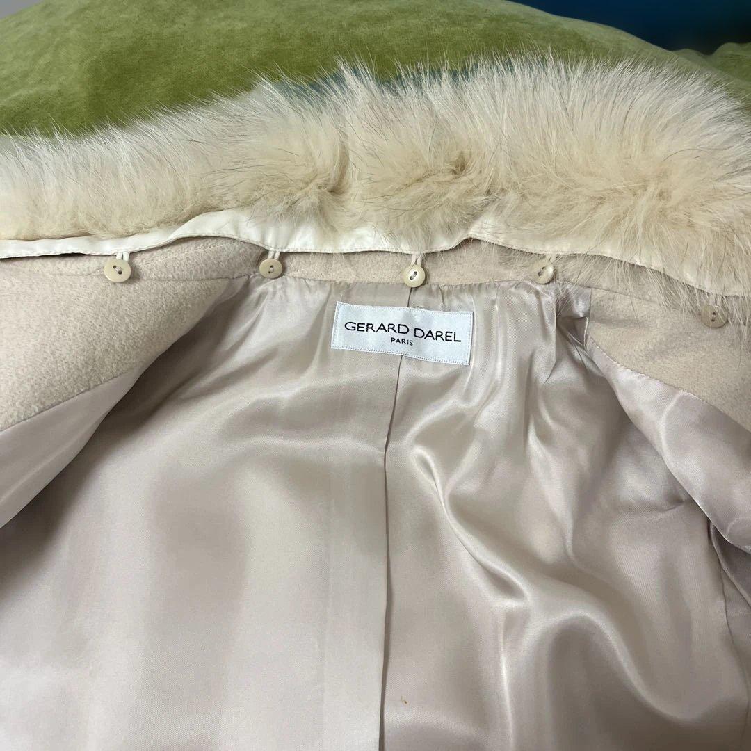 ファー付き　ハーフコート