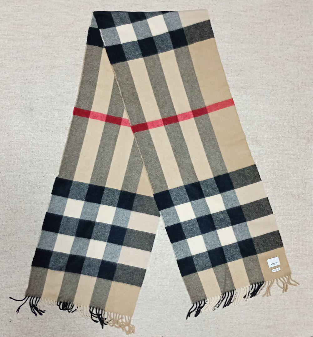 バーバリーBURBERRYカシミヤスカーフ
