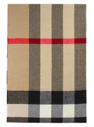 バーバリーBURBERRYカシミヤスカーフ