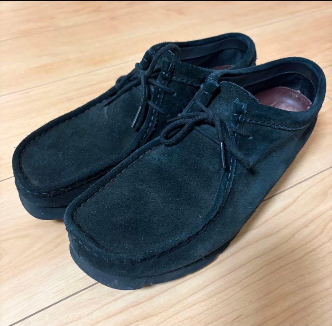 クラークス ワラビー ゴアテックス gore-tex ブラック 26.5