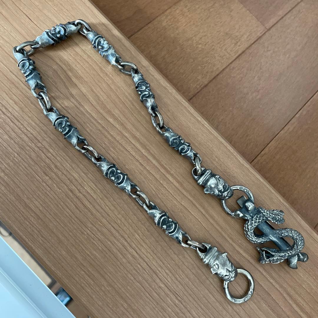 ガボールタイプ シルバーウォレットチェーン