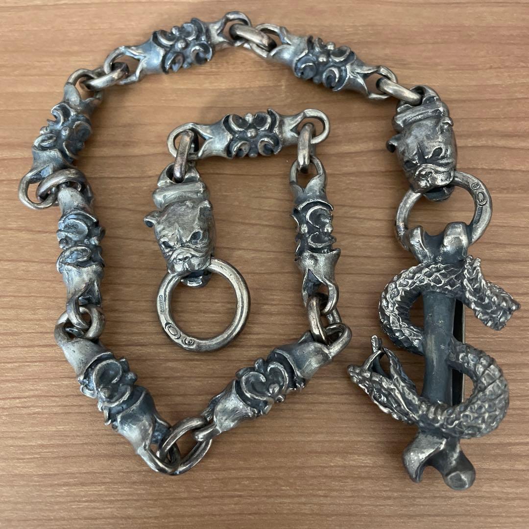 ガボールタイプ シルバーウォレットチェーン