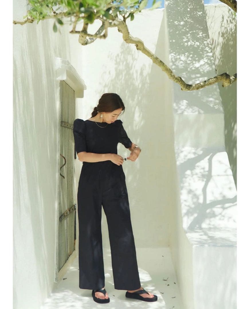 WE'RTHY パフスリーブ オールインワン