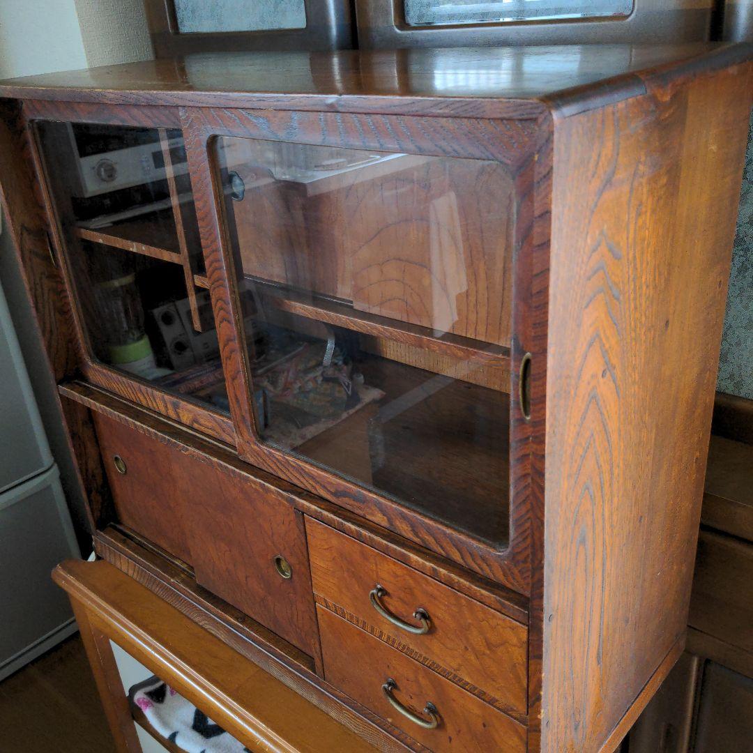 昭和レトロ　家具　コンパクト茶箪笥