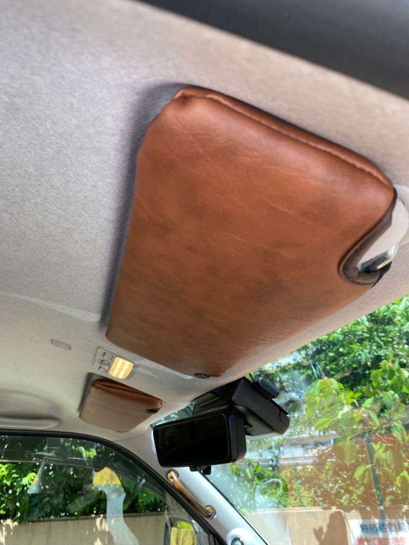 ハイエース　標準　ブラウン　ダッシュボードカバー　ミラーカバーセット　GRACE