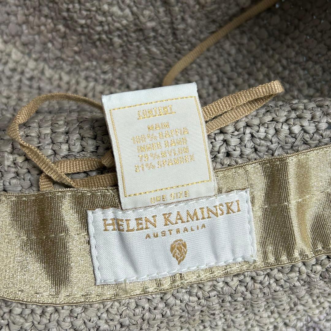 美品 HELEN KAMINSKI SELENE セレーネ ストロー ハット
