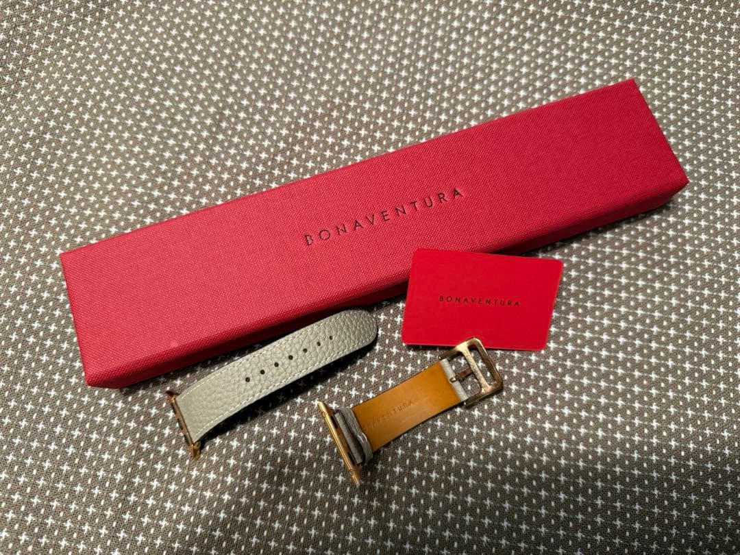 BONAVENTURA AppleWatch用 レザーバンド　グレージュ