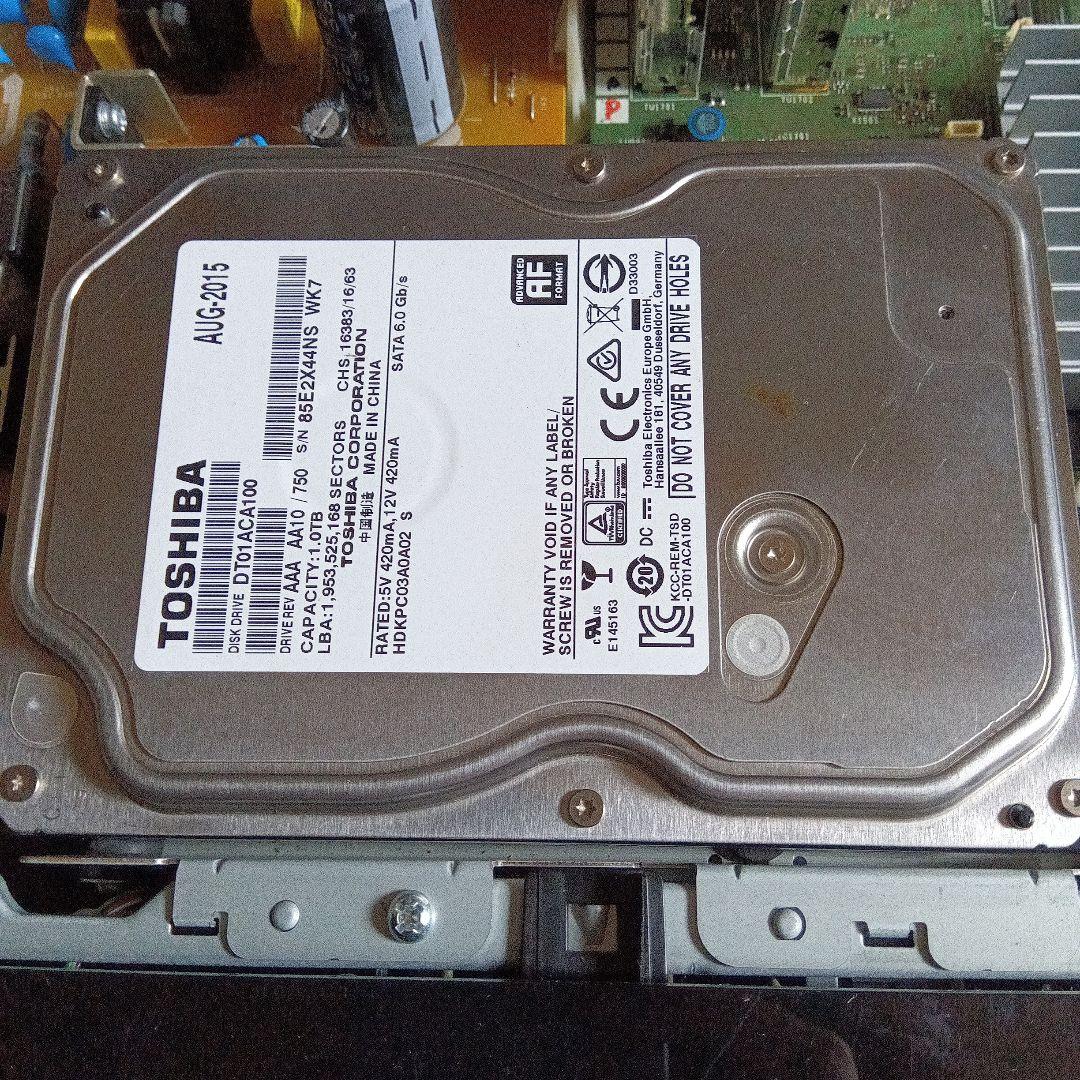 SHARP AQUOSブルーレイ BD-HDW80 HDD新品交換