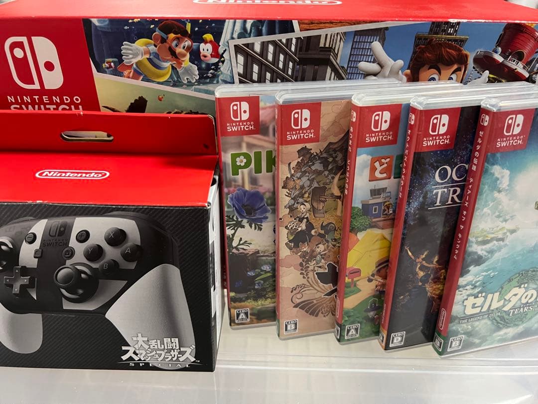 Nintendo Switch マリオ オデッセイセット + ソフト5本