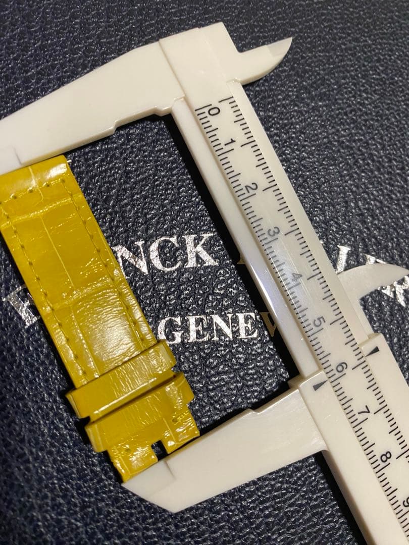 16mm フランクミュラー 純正 イエロー ストラップ ベルト