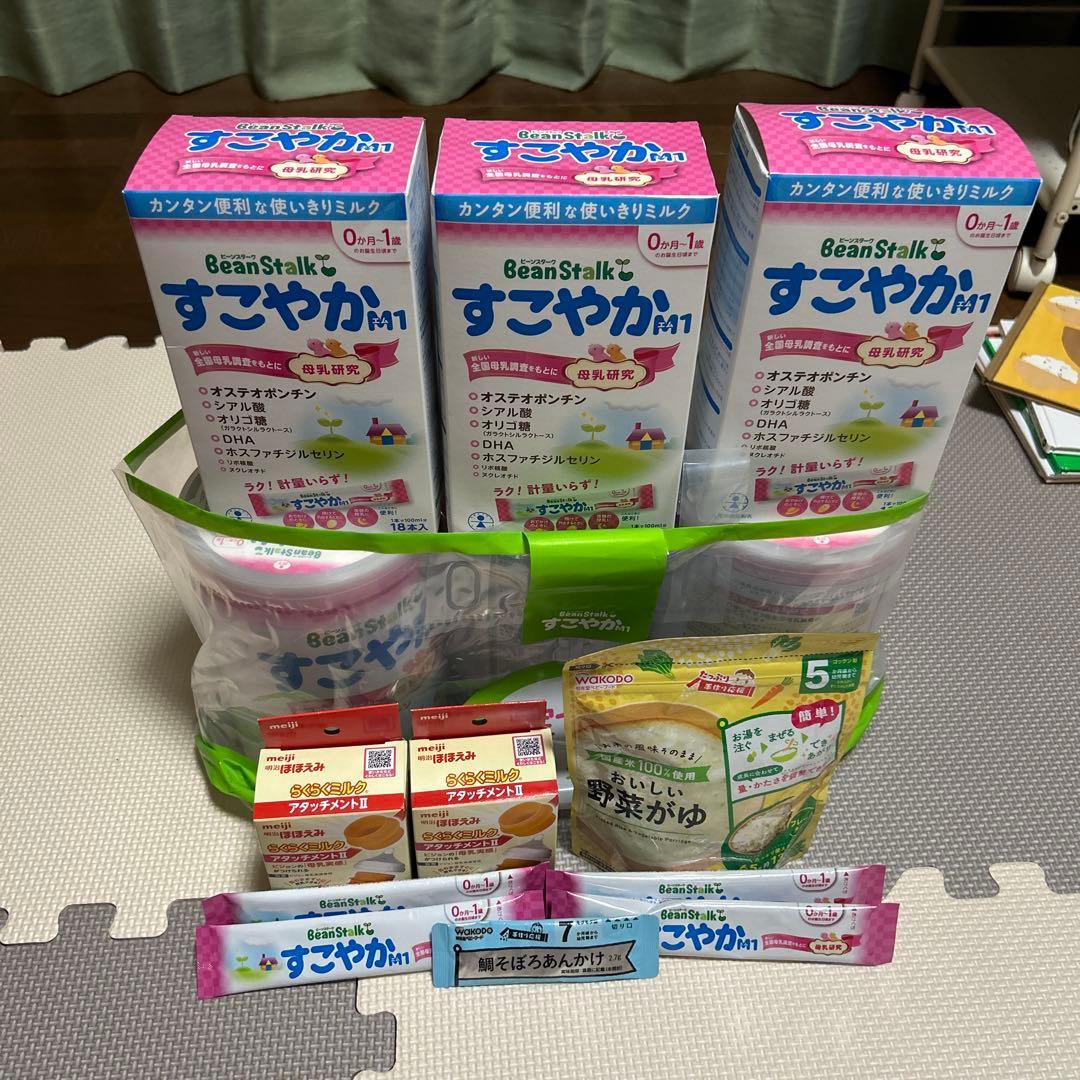 BeanStalk すこやかM1 800g 3缶と3箱セット　おまけ付き