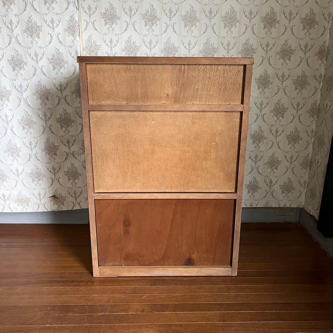 【アンティーク】昭和レトロ 木製 民芸箪笥 和たんす 和製キャビネット チェスト