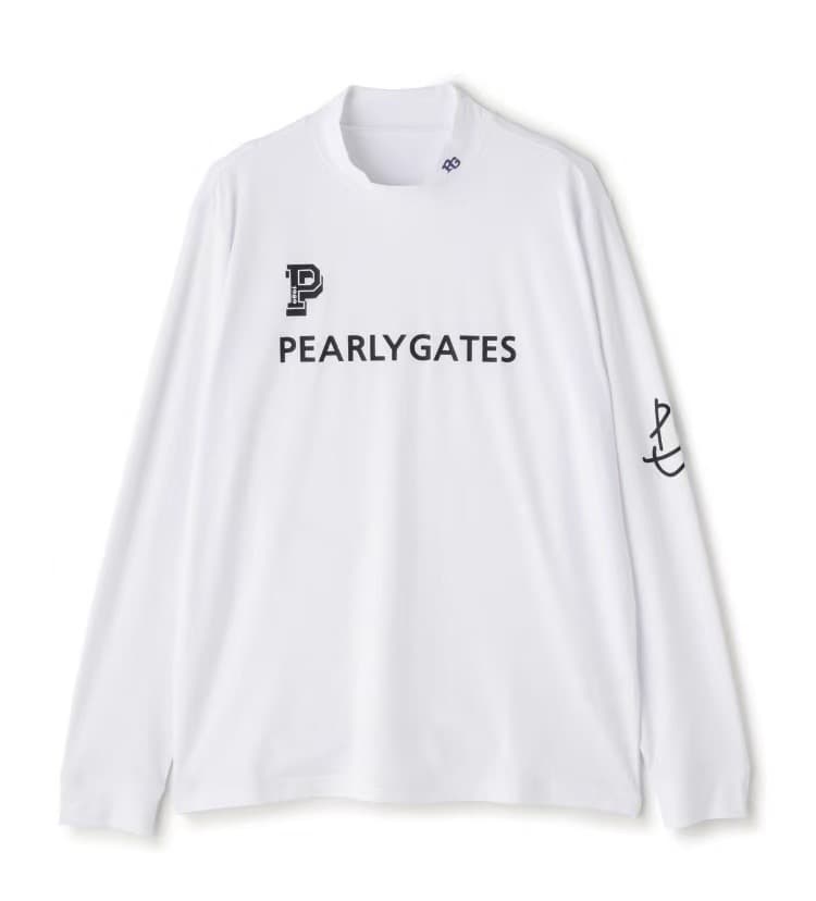 新品 新商品 日本正規品 パーリーゲイツ 吸水速乾 遮熱 裏起毛 白 7 XXL