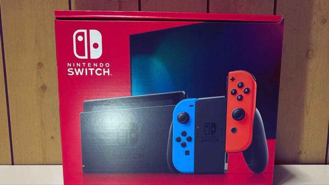 Nintendo Switch 本体 青とオレンジのJoy-Con