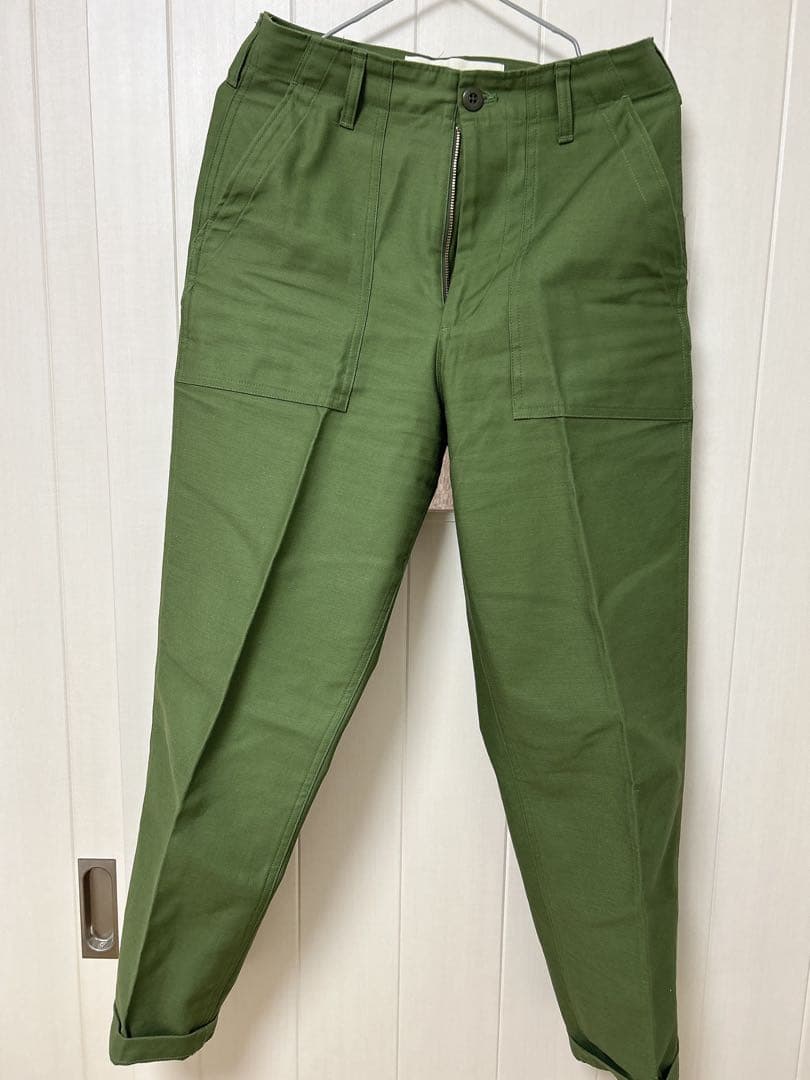 THE SHINZONE ワークパンツ オリーブグリーン