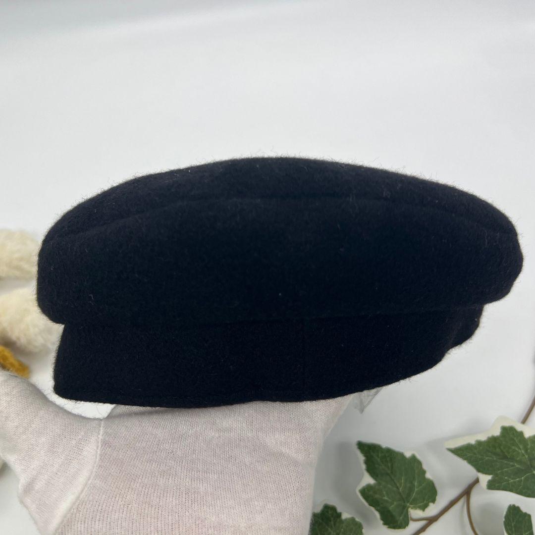 HERMES エルメス スターマーク キャスケット ブラック カシミア