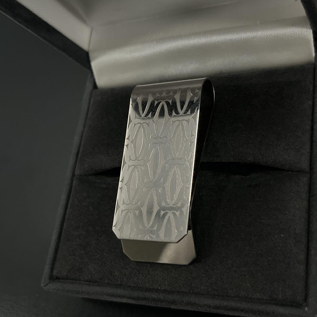 Cartier カルティエ　マネークリップ　マストライン　サントス　シルバー