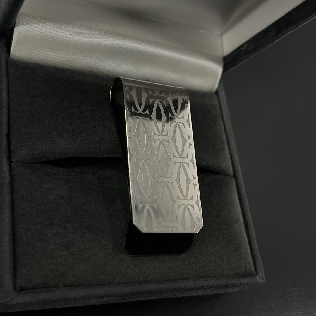Cartier カルティエ　マネークリップ　マストライン　サントス　シルバー