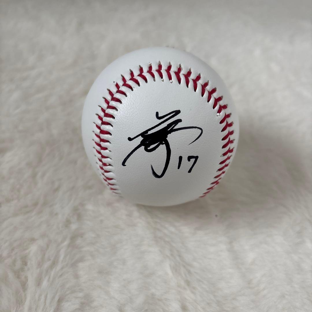 千葉ロッテ　佐々木朗希直筆サインボール