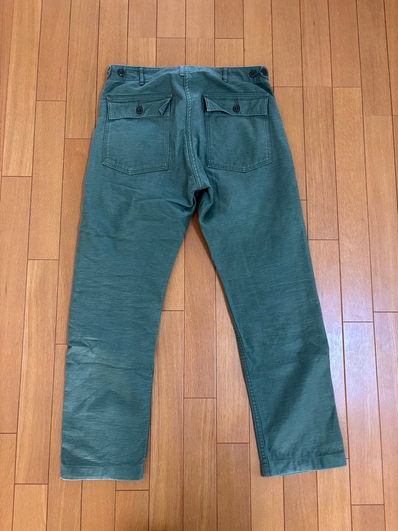 ok Slow オアスロウ スリム ファティーグパンツ M ベイカー パンツ