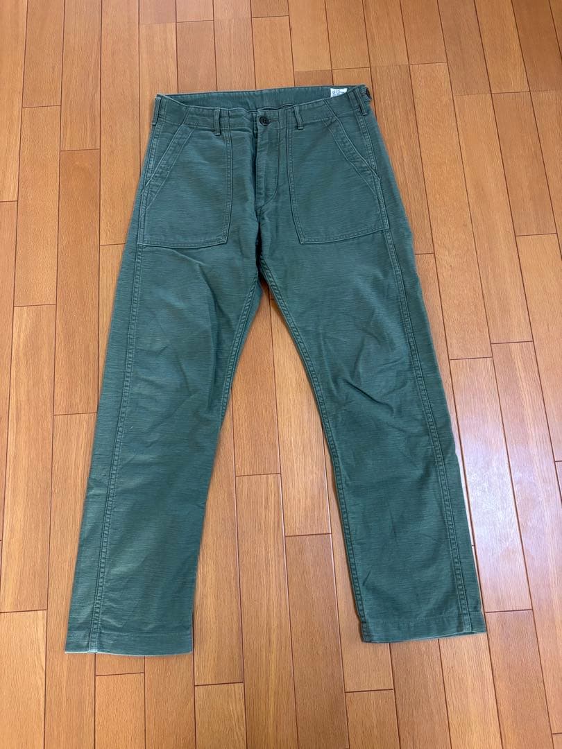 ok Slow オアスロウ スリム ファティーグパンツ M ベイカー パンツ