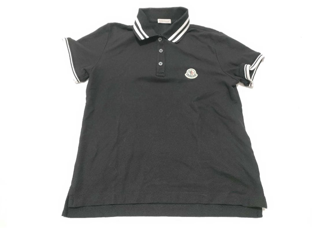 美品！MONCLER ブラック ポロシャツ