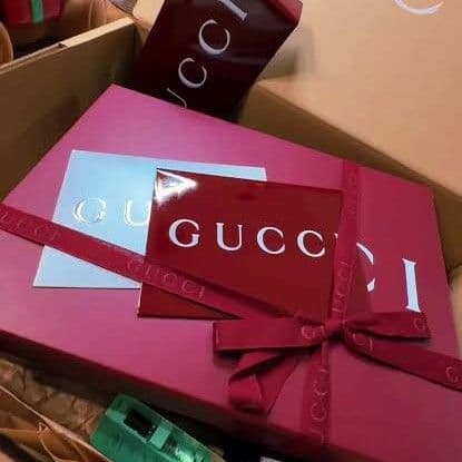 ❤極美品箱付❤GUCCI マフラー ストール スカーフ❤人気ライトグレー❤