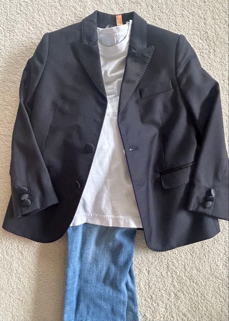 D&Gスーツ　TRUSSARDIシャツ　3点セット 4T（101㎝〜107㎝）