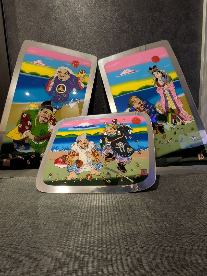 クオン　七福神　寝台窓　安全窓　レトロ　アンドン　デコトラ