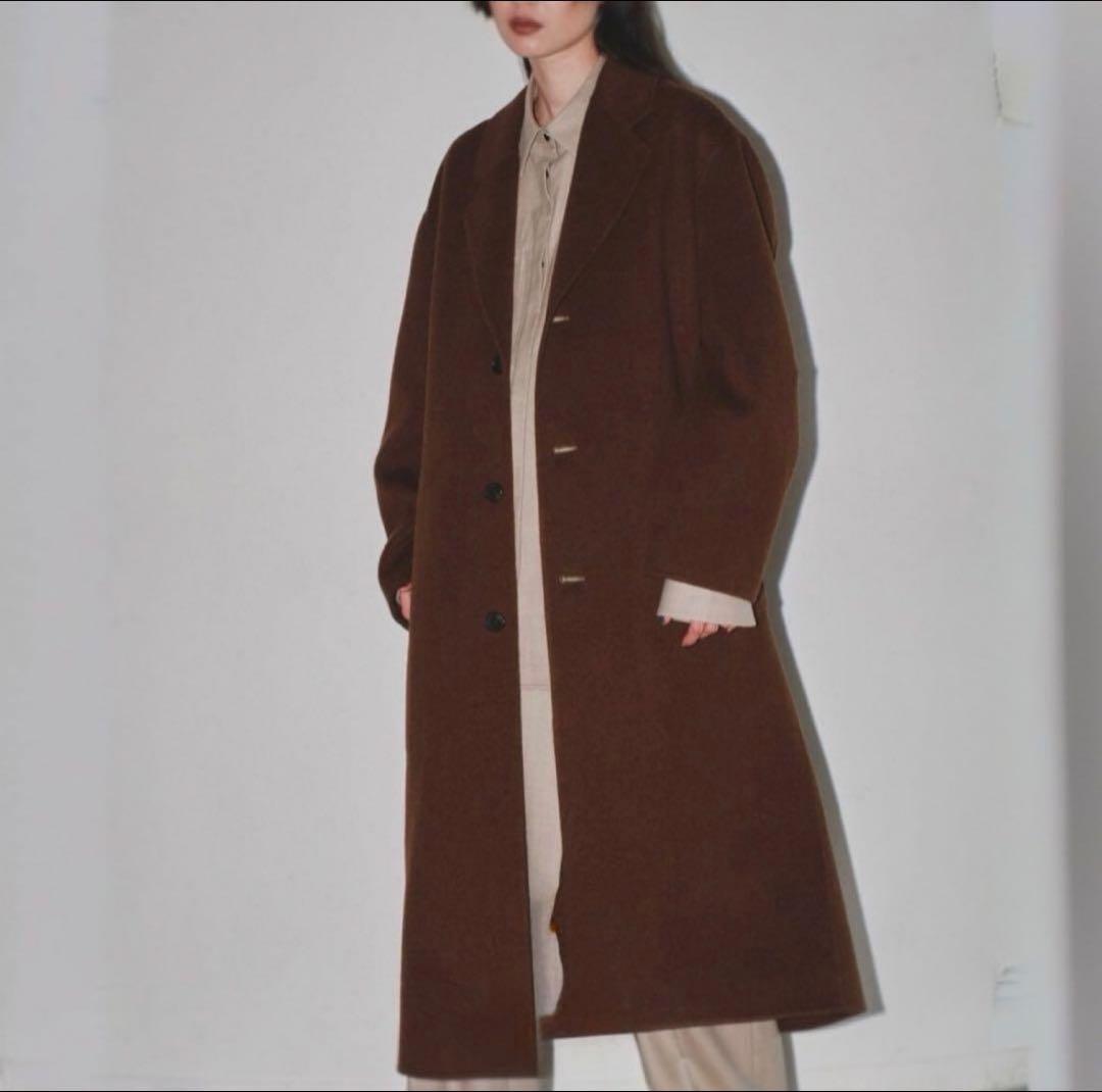 TODAYFUL ブラウン　チョコ　オーバーコート　ウールコート　36サイズ