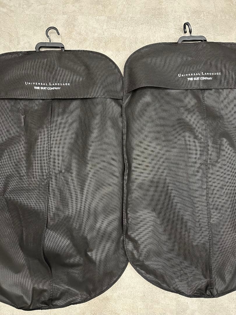 【新品2着+オマケ靴セット】ユニバーサルランゲージ 高級生地のスーツ