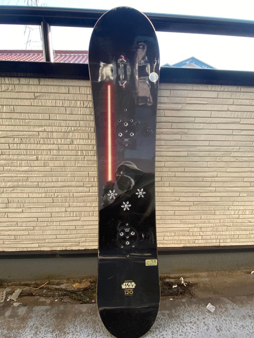 Burton Star Wars 120 スノーボード　ダースベイダーモデル