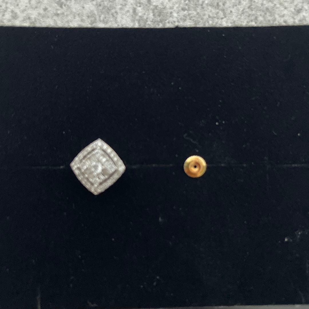 AVARANCHE 10Kイエローゴールド ピアス 9mm 0.25c