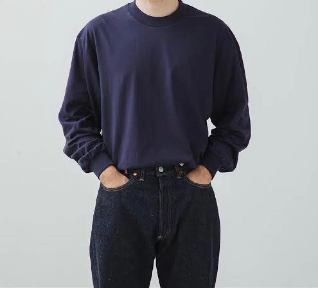 【タグ付き新品未使用】KAPTAIN SUNSHINE 長袖Tシャツ 濃紺