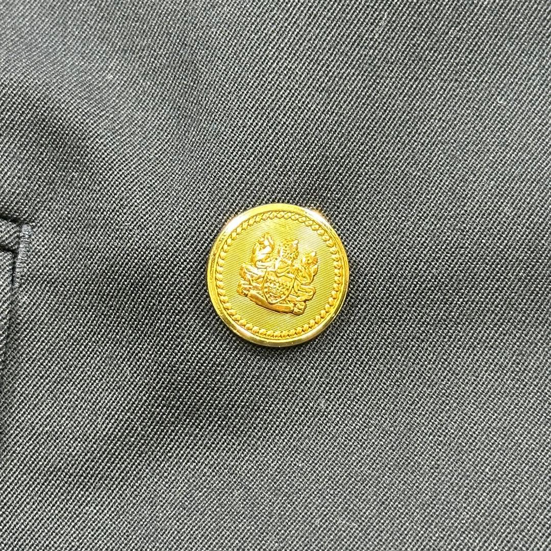 【アクアスキュータム】ダブル テーラードジャケット 紺ブレ 金ボタン 11